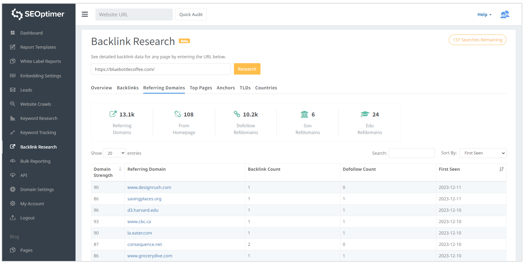 alat riset backlink referring domains